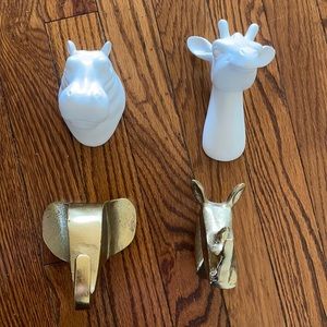 Target Ceramic and Metal Wall Fixture Animals